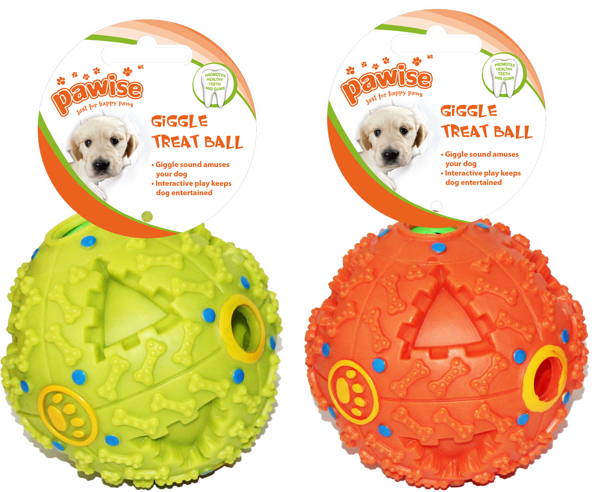 Pawise Giggle Treat Ball M Hundespielzeug