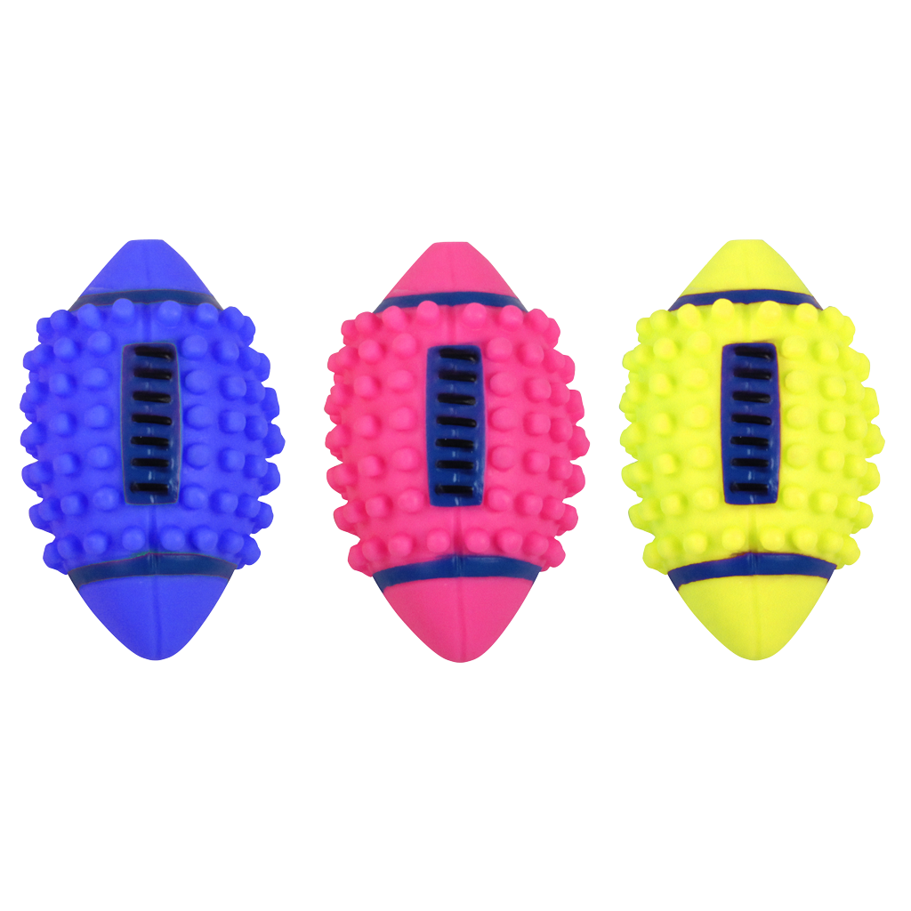 Pawise Vinyl Spiky Football Hundespielzeug 12,5 cm
