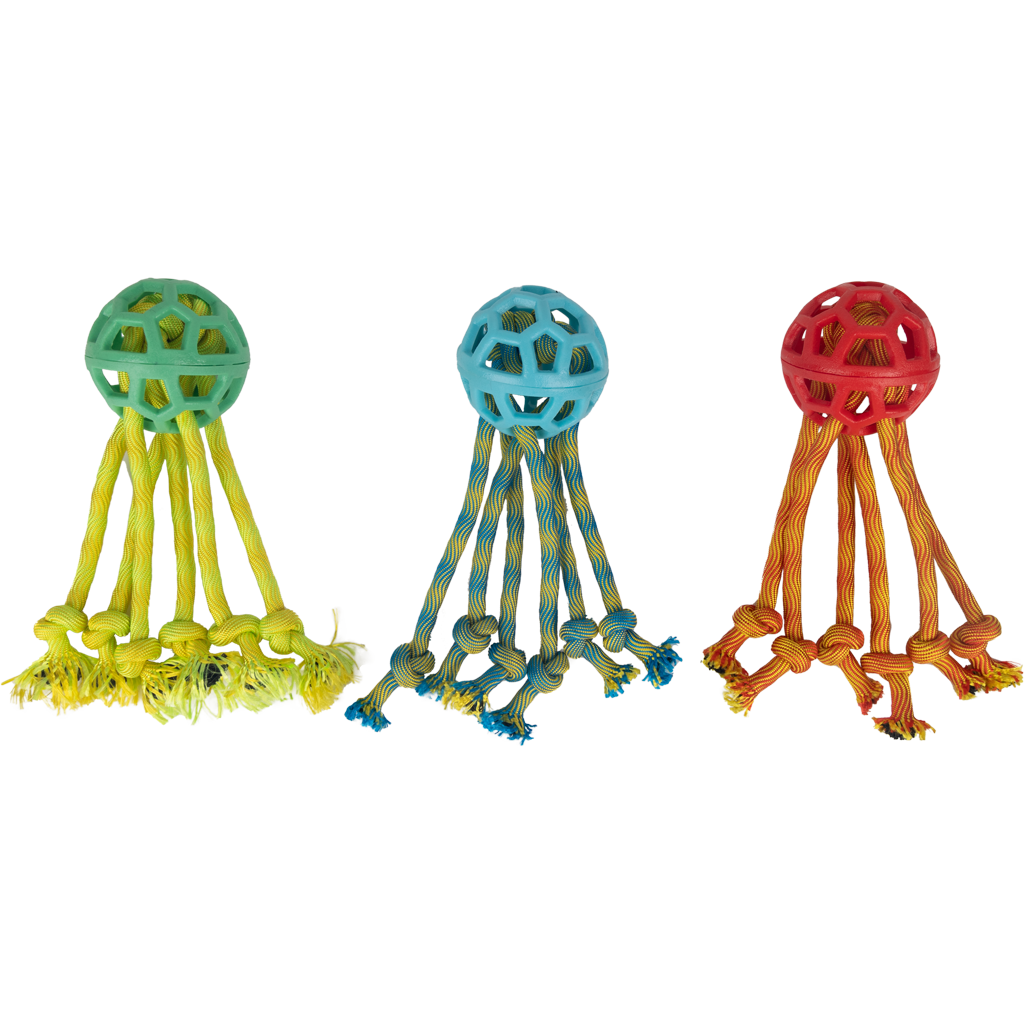 Pawise Play-N-Tug Rope Octopus jouet de traction