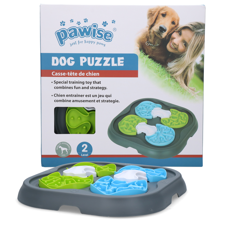 Pawise Dog Puzzle intelligentiespeelgoed 34 x 34 cm