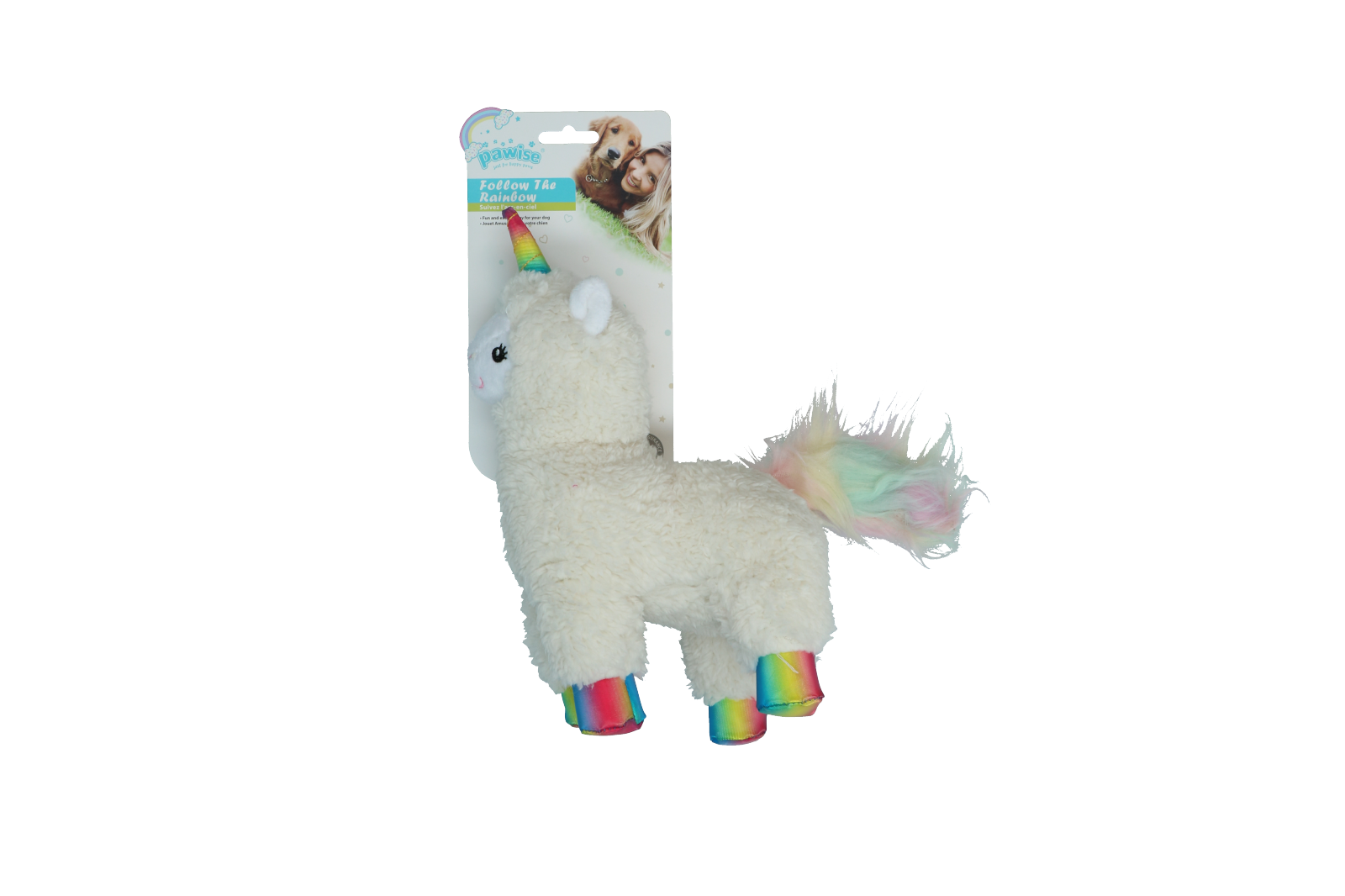 Pawise Sequine Pet Lama pluche knuffel met pieper
