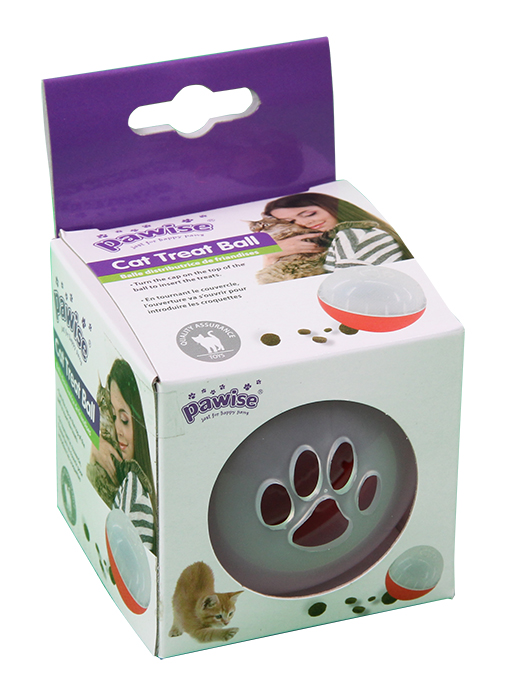Pawise Cat Treat Ball 8 cm Leckerli-Ball für Katzen