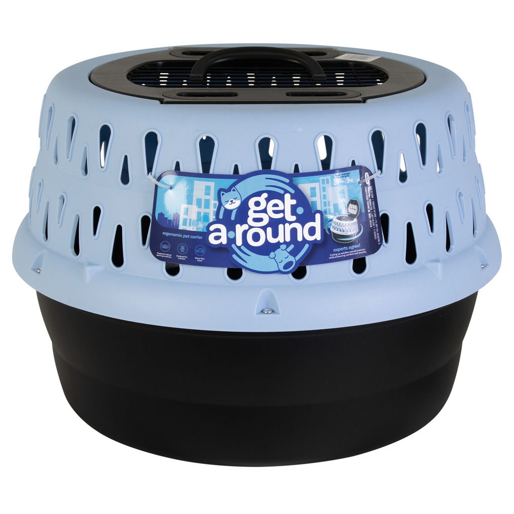 Petmate Get-A-Round Kennel kattenreismand Blauw