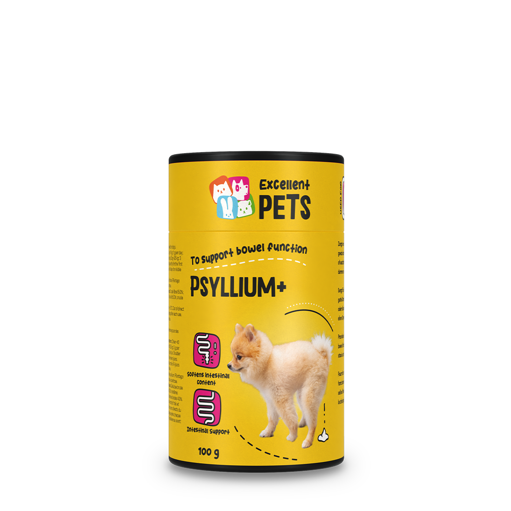 Excellent Pets Dog Psyllium+ 100 g psylliumvezels voor honden