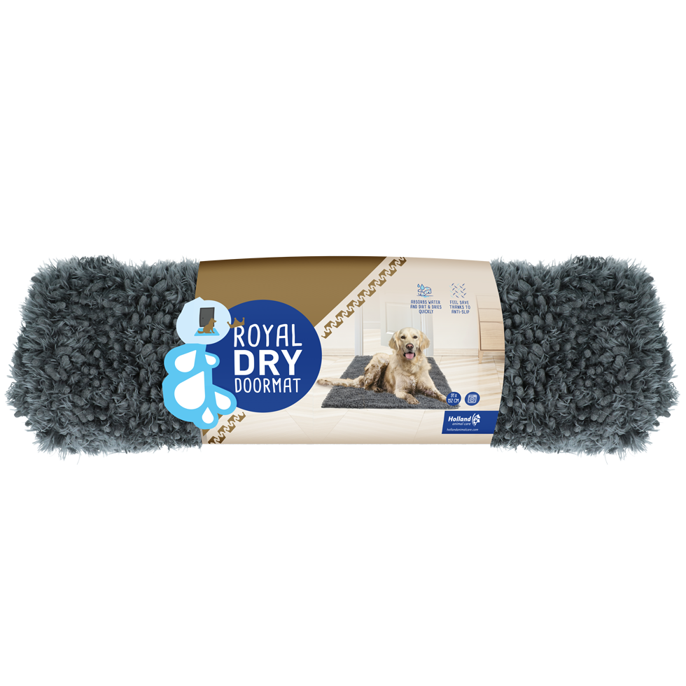 Royal Dry Mikrofaser-Fußmatte für Hunde L (91 x 152 cm)