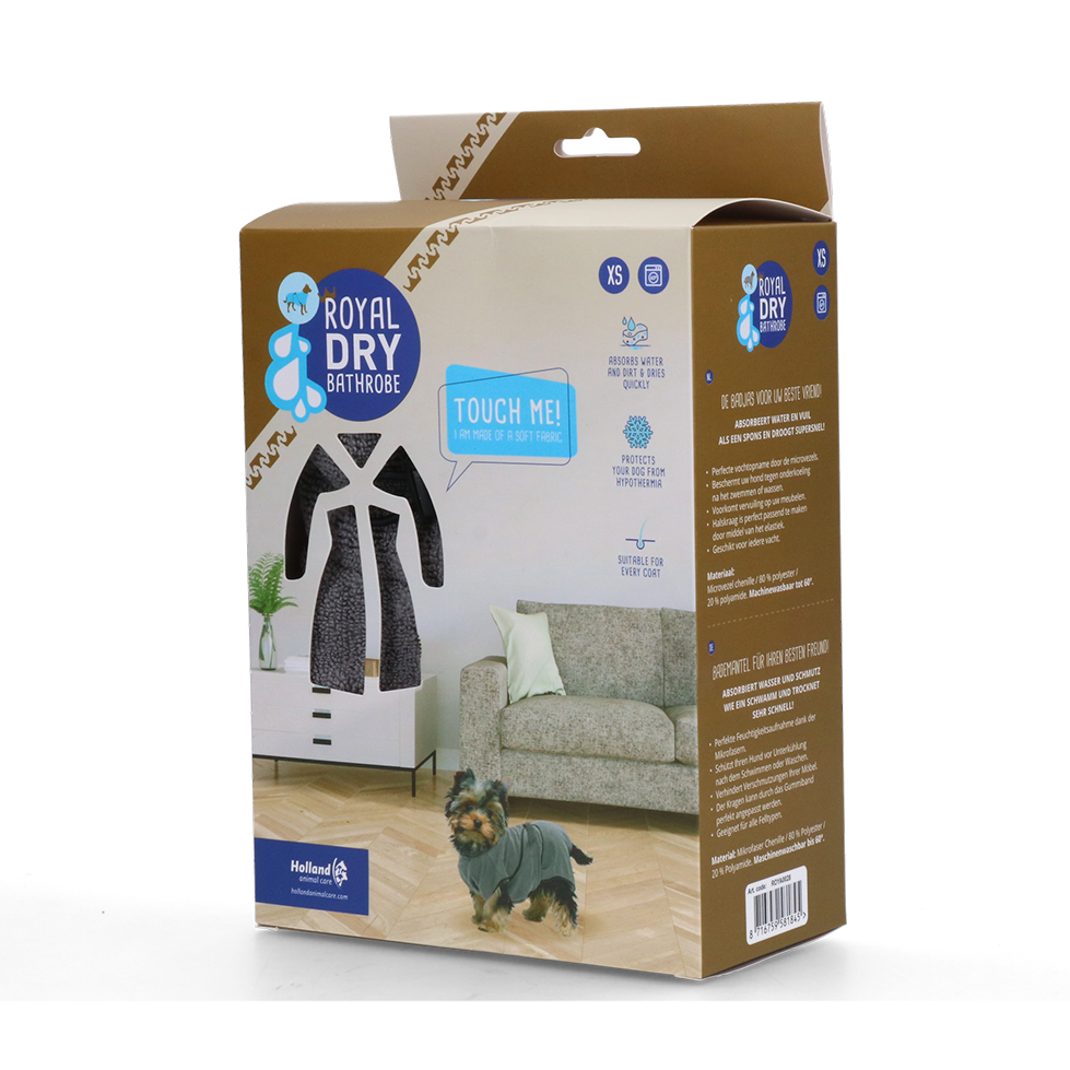Royal Dry microvezel hondenbadjas XS