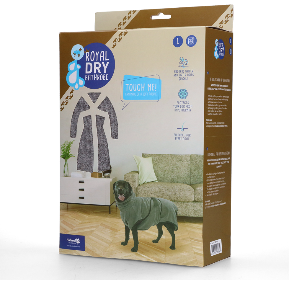 Royal Dry peignoir en microfibre pour chien L
