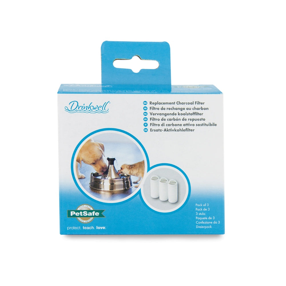 Drinkwell drinkfontein actieve koolstoffilter 3-pack (voor 360)