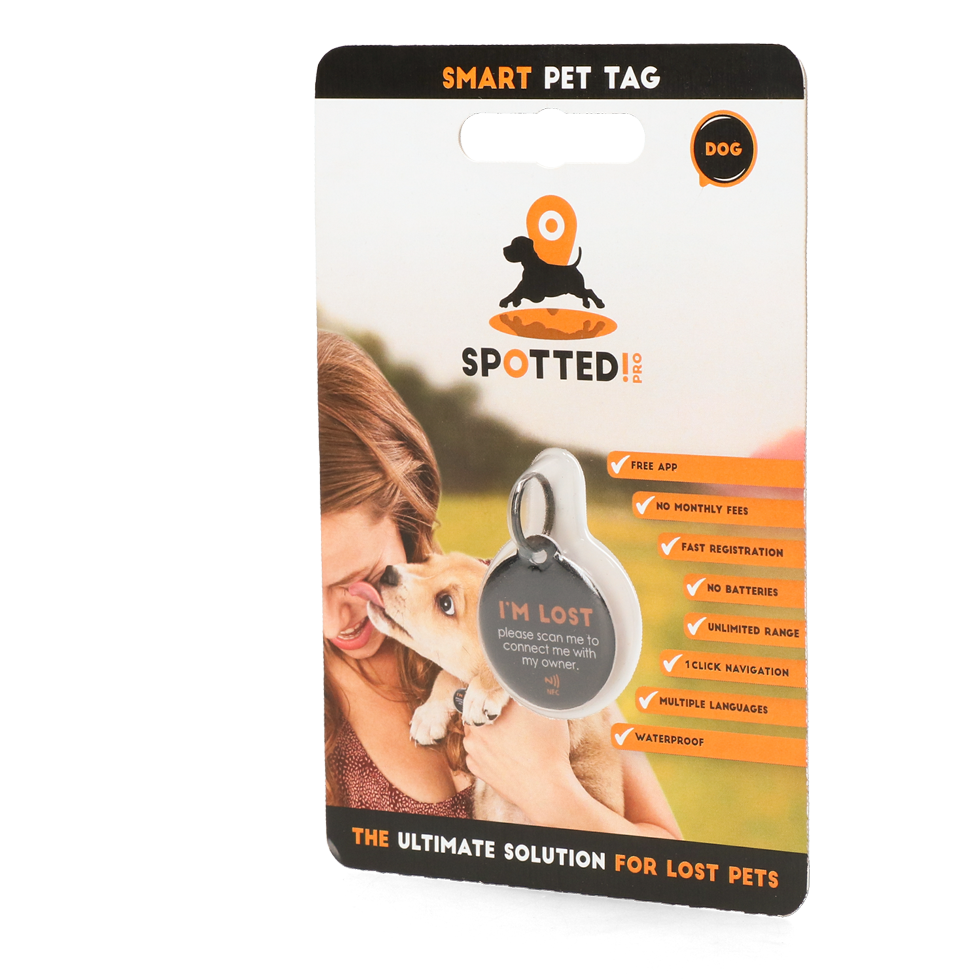Spotted! Pro Tag médaille numérique chien et chat M