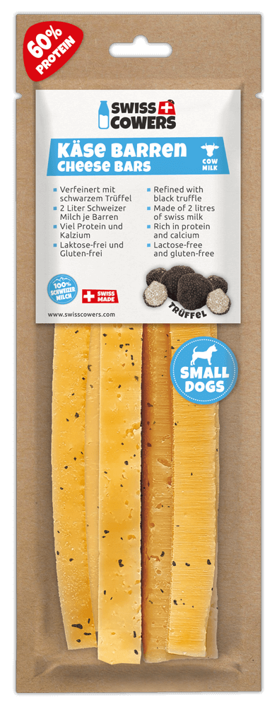 SwissCowers Cheese Bars Truffle S Käse-Kaustange