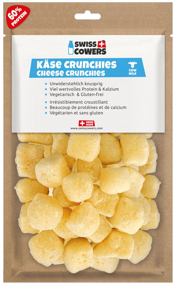 SwissCowers Cheese Crunchies Original Käsesnacks 28 Belohnungen