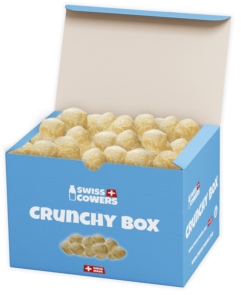 SwissCowers Cheese Crunchies Crunchy Box 118 récompenses