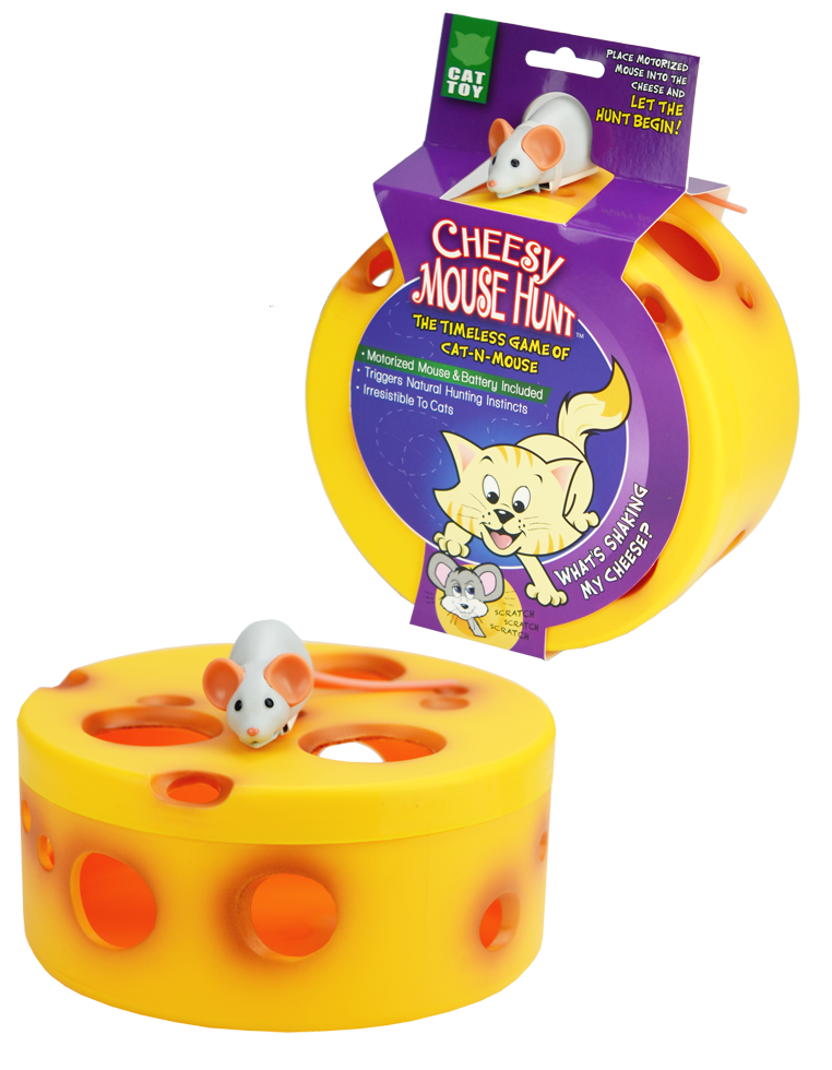 VisionSmart Cheesy Mouse Hunt kattenspeelgoed