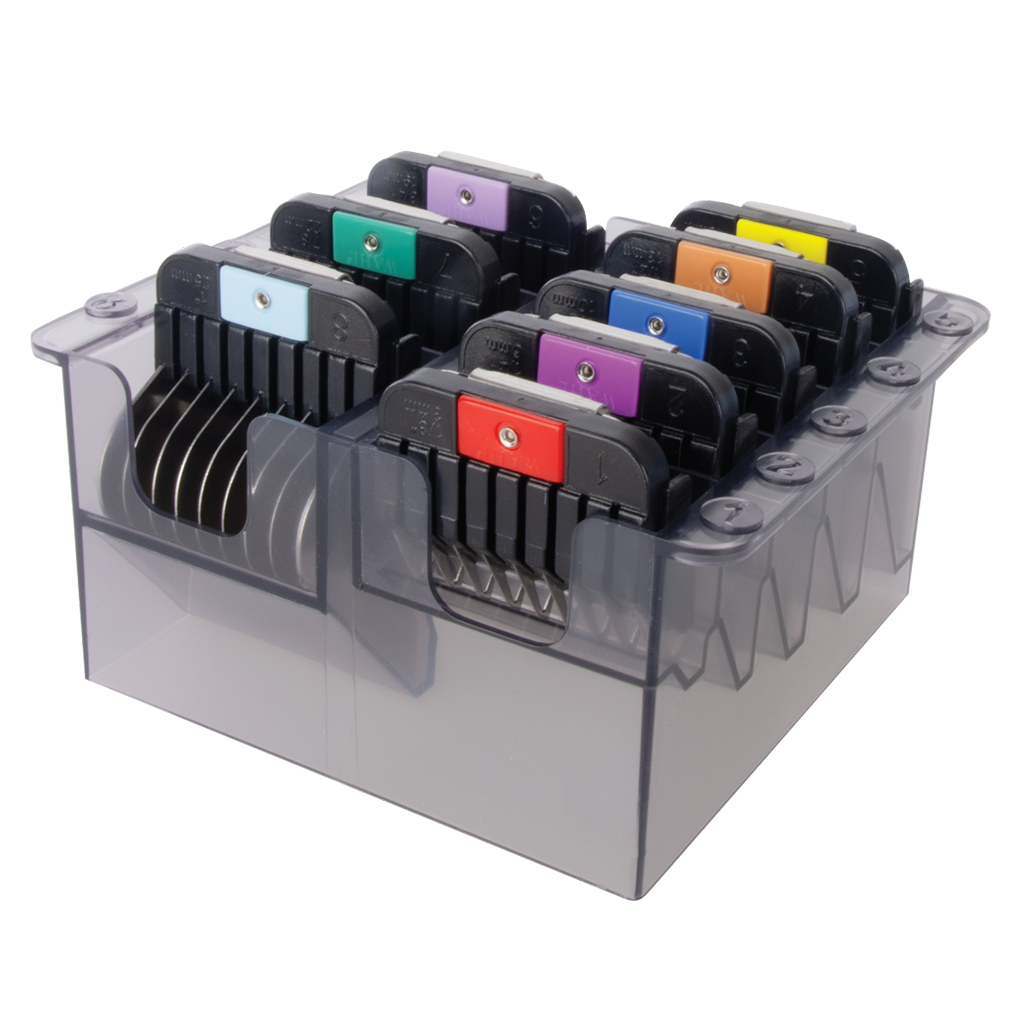 Wahl RVS opzetkammen 8-delige set 3 tot 25 mm