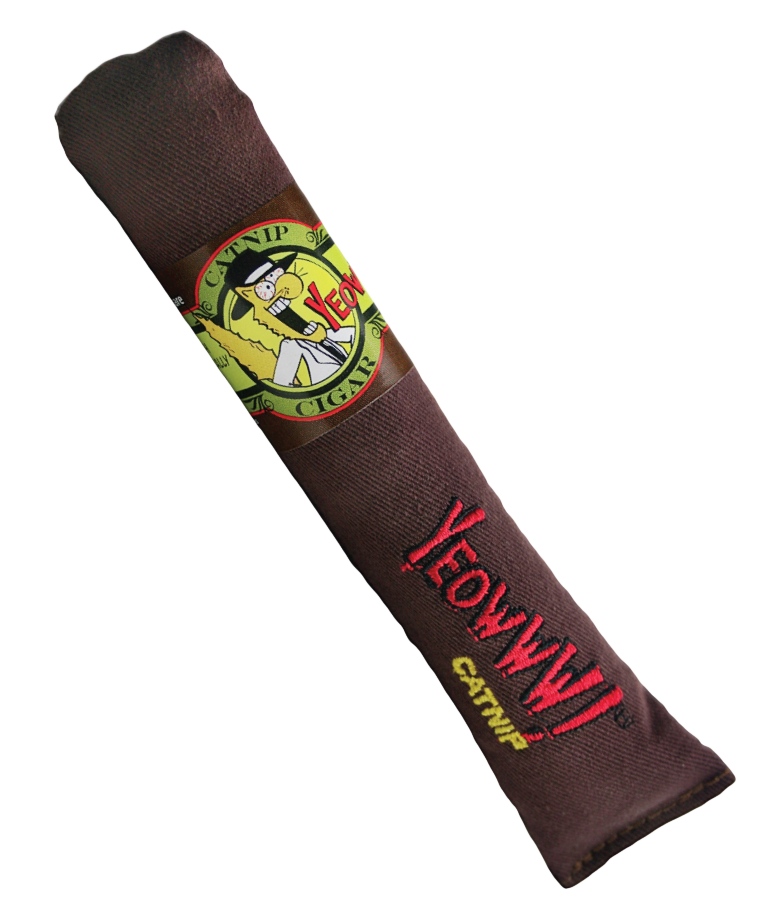 Yeowww! Cigar Katzenminze-Spielzeug Braun 18 cm