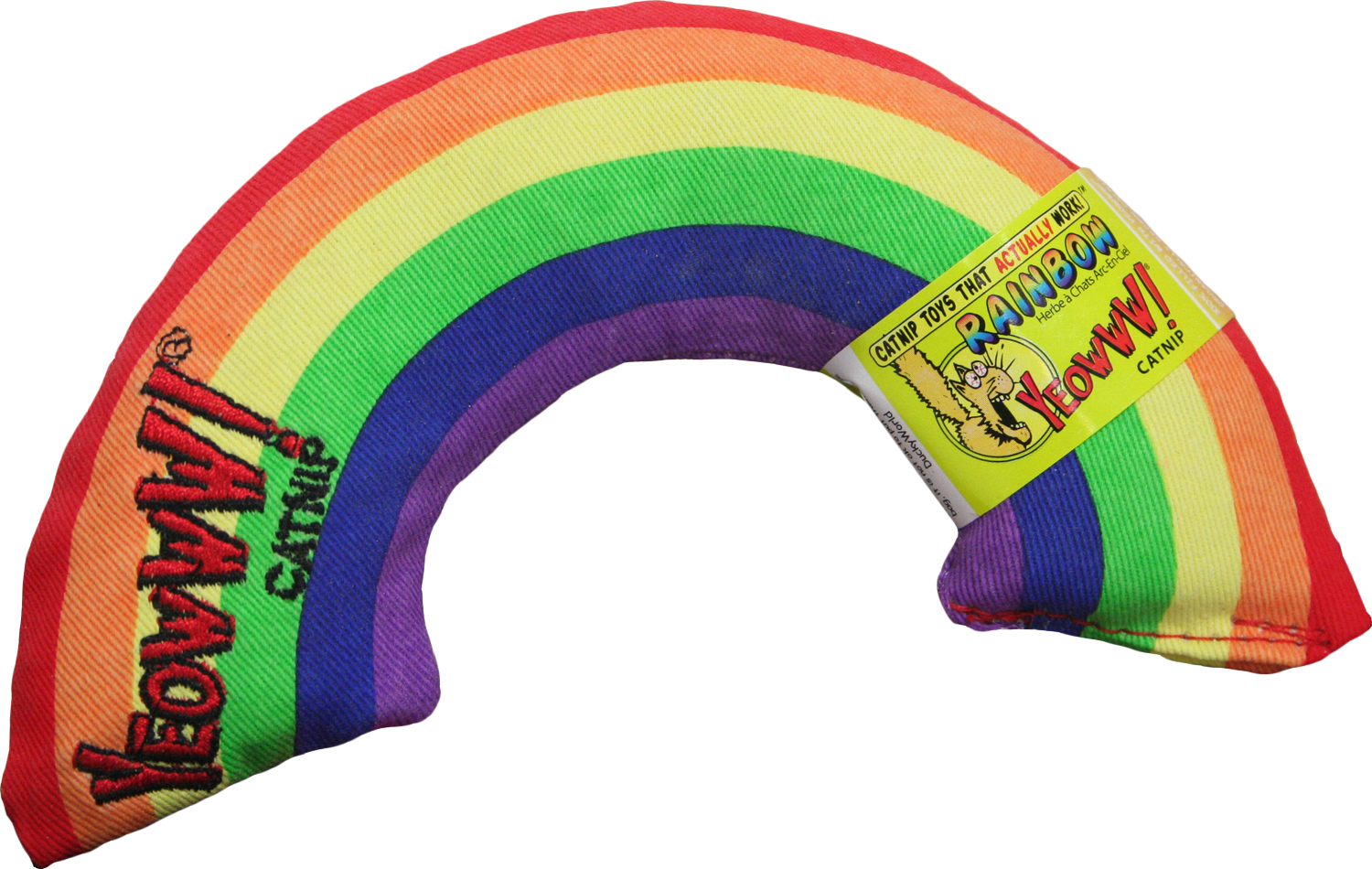 Yeowww! Rainbow Katzenminze-Spielzeug Regenbogen 17,7 cm