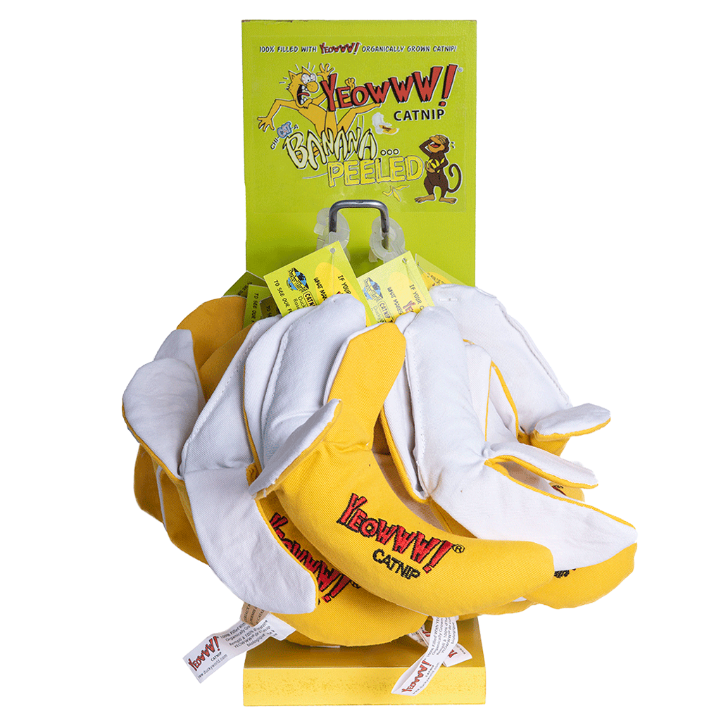 Yeowww! Chi-Cat-A Peeled Banana 12-pack catnip bananen