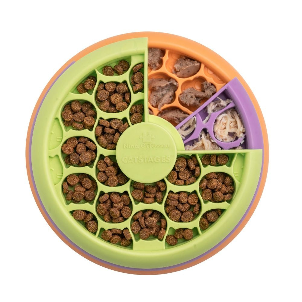 Nina Ottosson Kitty Lickin' Layers kattenpuzzelspel slowfeeder 16,7x16,7x6 cm