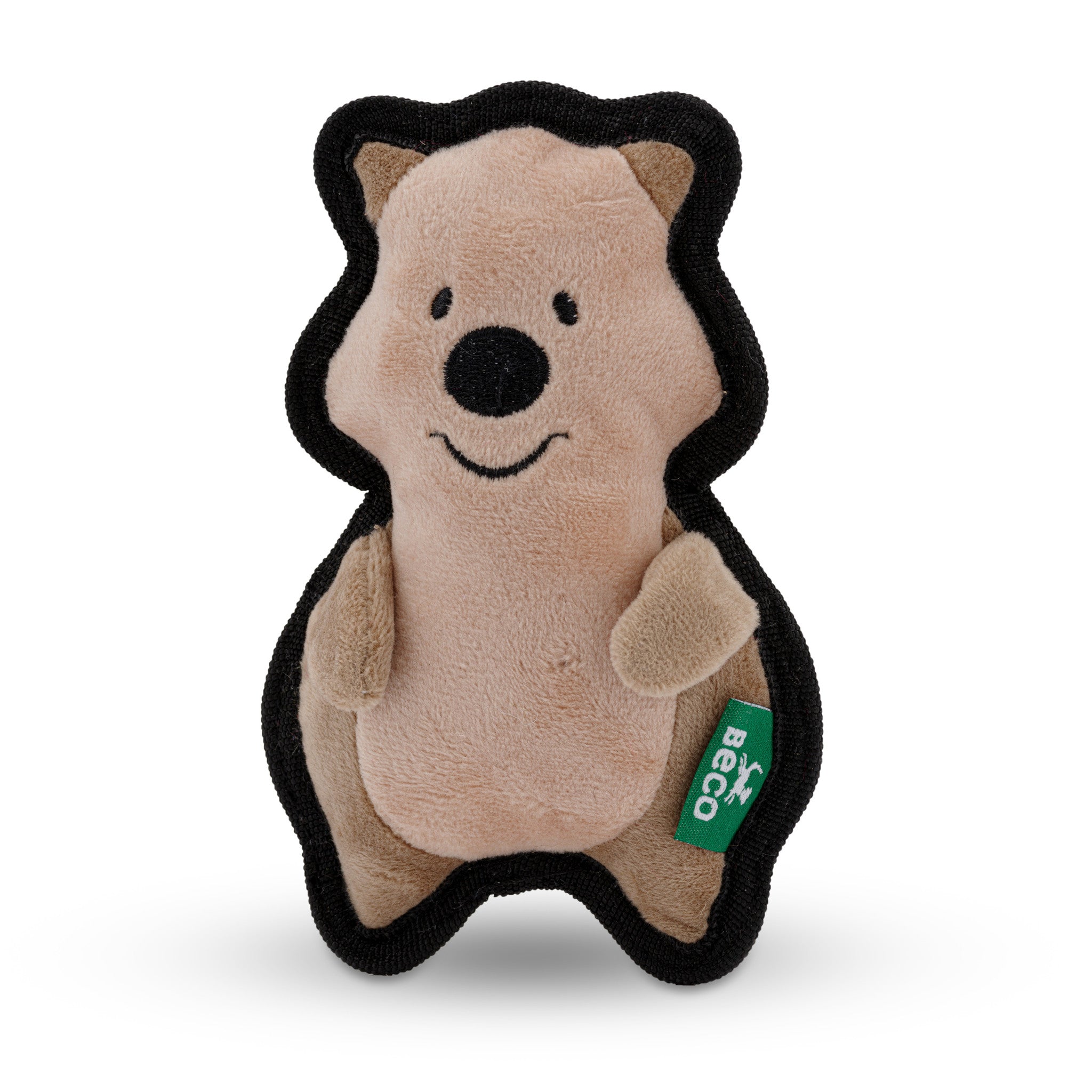 Beco Rough & Tough Quokka pluche hondenspeelgoed RPET/polyester piepend Small