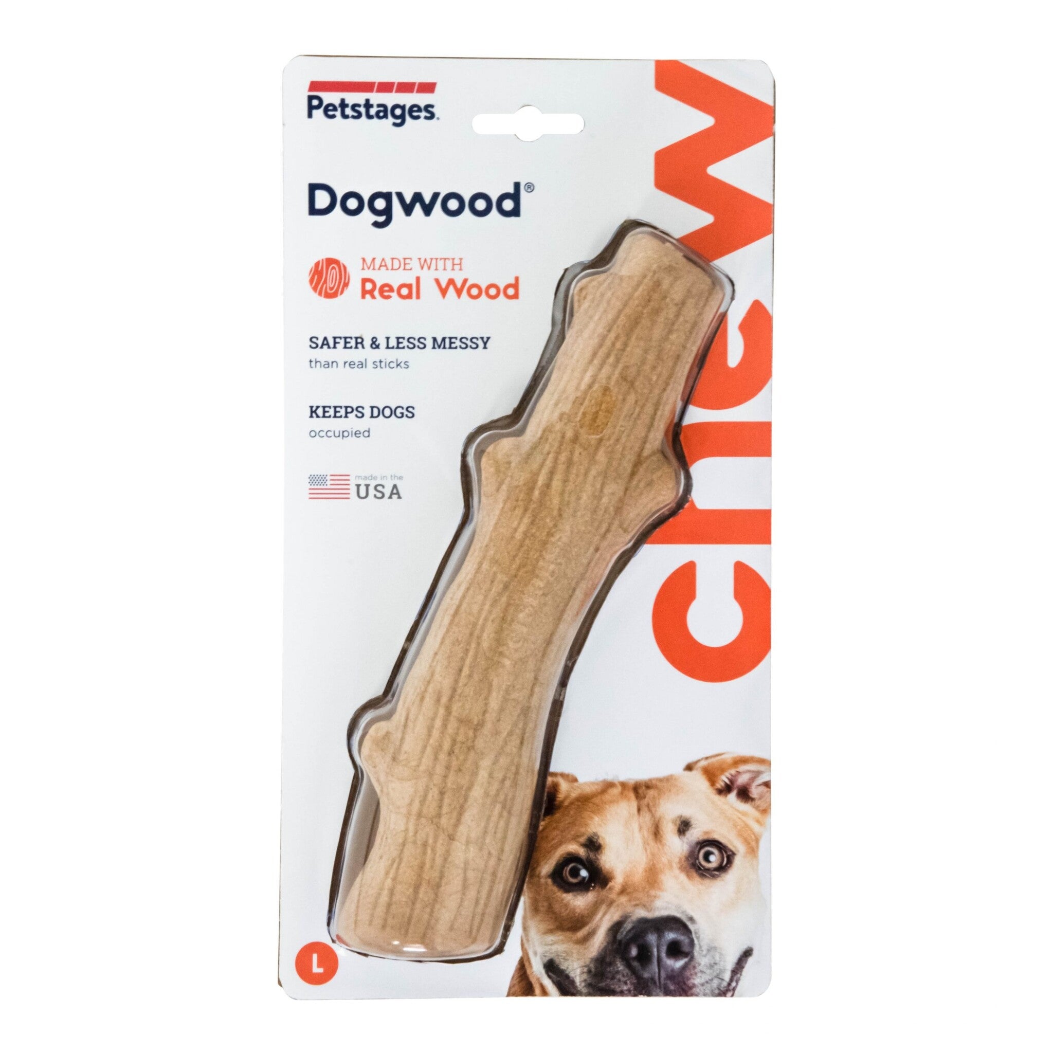 Dogwood Durable Stick Kauspielzeug Holz-Komposit Large 20 cm