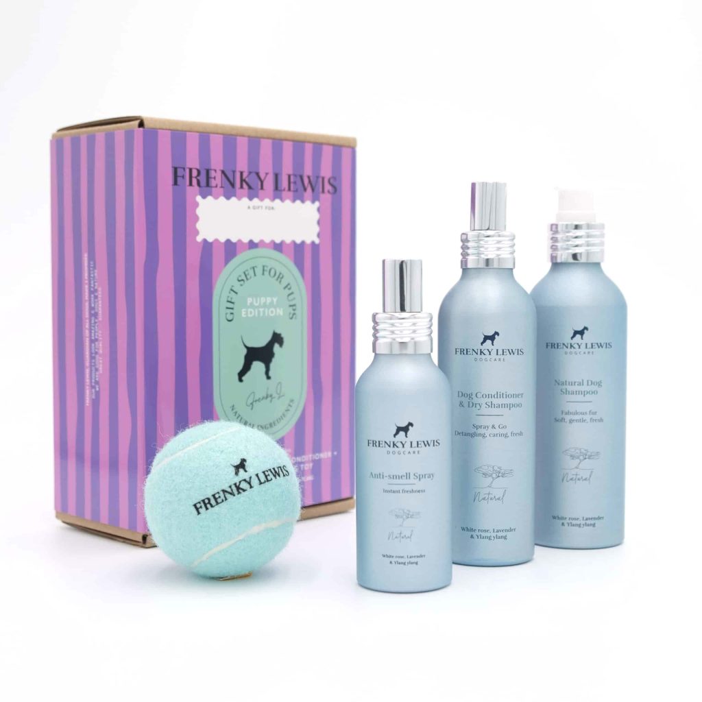 Frenky Lewis Puppy Gift Set hond verzorgingsproduct White Rose Lavender & Ylang Ylang