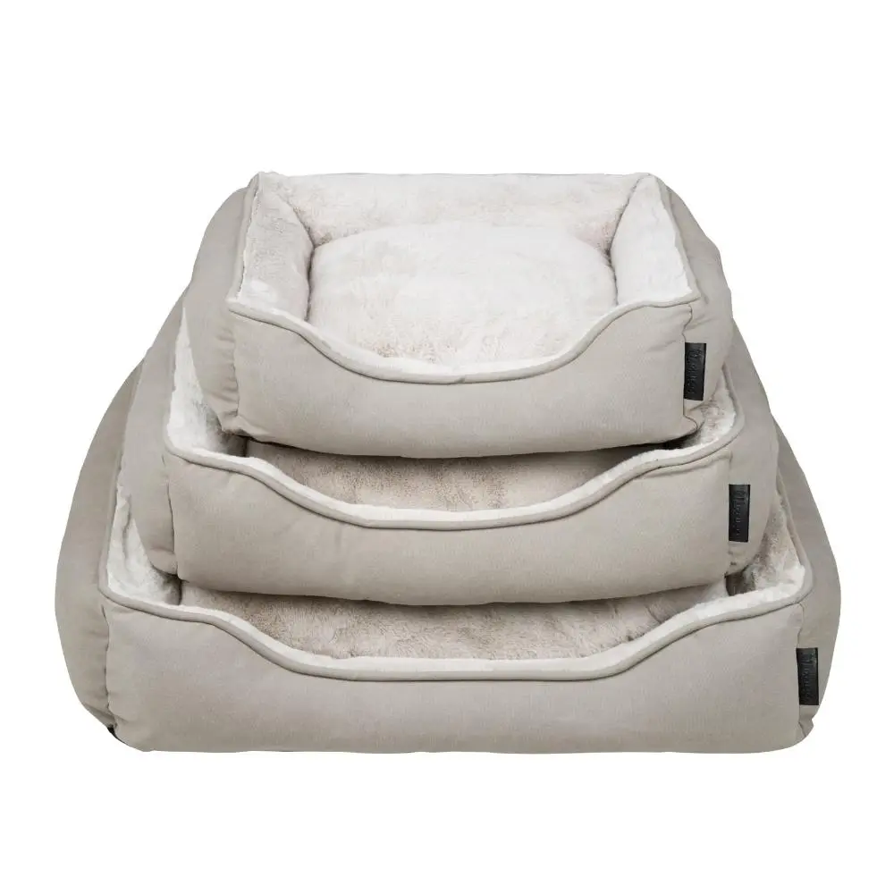 District 70 Hundekorb SNUG Box Bed Large 90×70 cm - Sand
