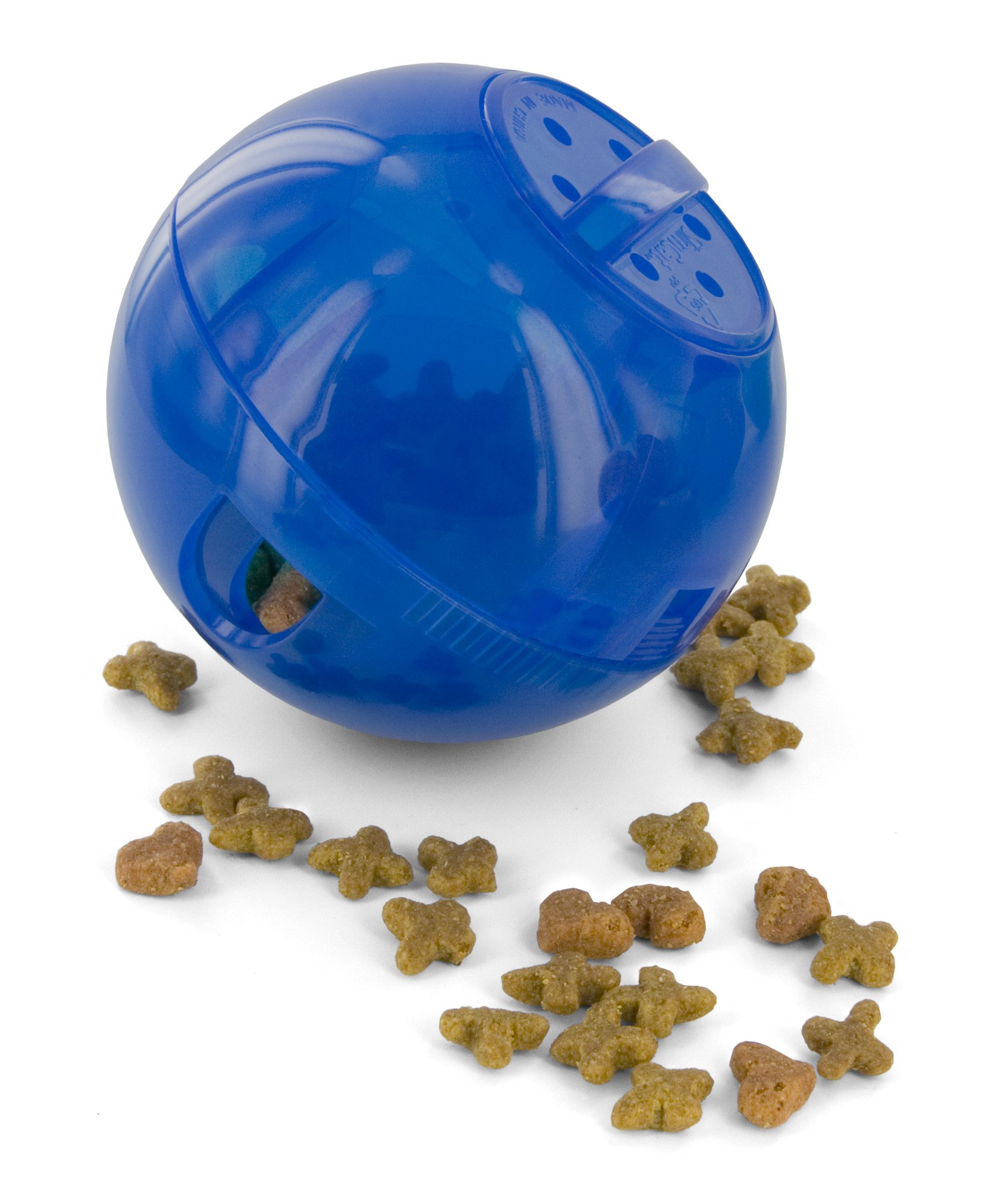 SlimCat™ Futterspender-Spielball für Katzen – Blau