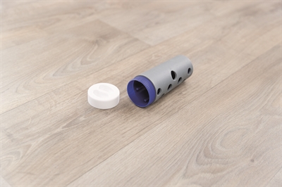 TRIXIE Activity Snack Roll Assorti - Uitdagend snackspeelgoed met instelbare staafjes & stille rubberen behuizing - grijs/blauw - 6 cm