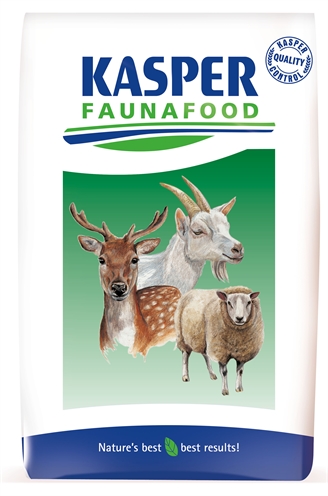 KASPER FAUNAFOOD Geitenkorrel Compleet voedend voor conditie & melkproductie 16% eiwit - Bruin - 1 kg