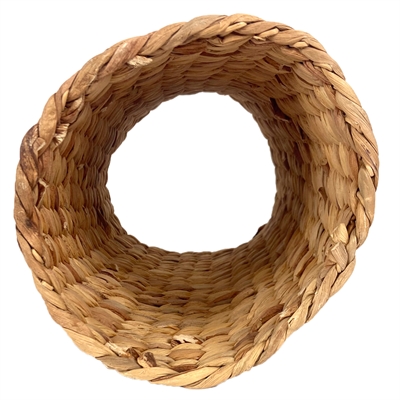 ROSEWOOD Speelrol HYACINTH TUNNEL 3-in-1: speelrol, aanvullend voer & behuizing - 100% natuurlijke materialen, zonder kunstmatige kleefstoffen