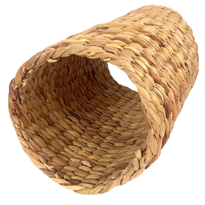 ROSEWOOD Speelrol HYACINTH TUNNEL 3-in-1: speelrol, aanvullend voer & behuizing - 100% natuurlijke materialen, zonder kunstmatige kleefstoffen