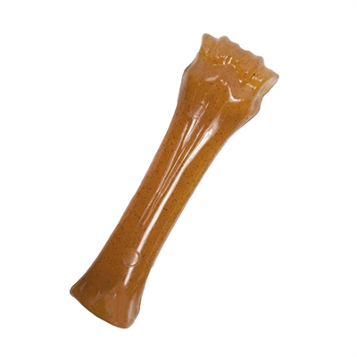 NYLABONE Puppy Chew Kipsmaak | Zacht-taai polyurethaan kauwbot - Vanaf 23 kg