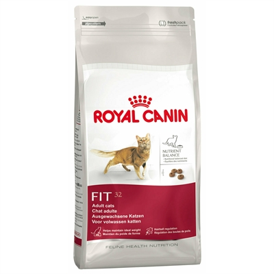 ROYAL CANIN Droogvoer FIT Behoud ideaal gewicht & vermindert haarballen voor buitenkomende kat - Naturel - 10 kg