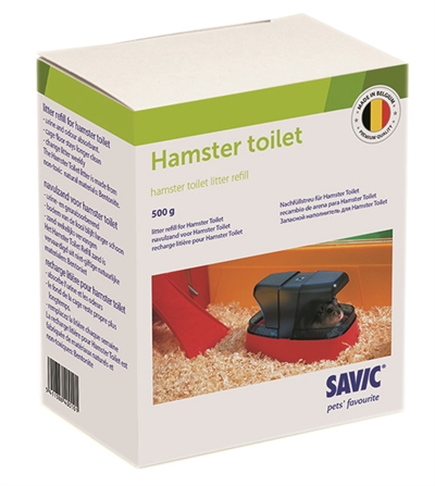 SAVIC Hamstertoilet Navulling Vocht- & geurabsorberend - Naturel - 500 g
