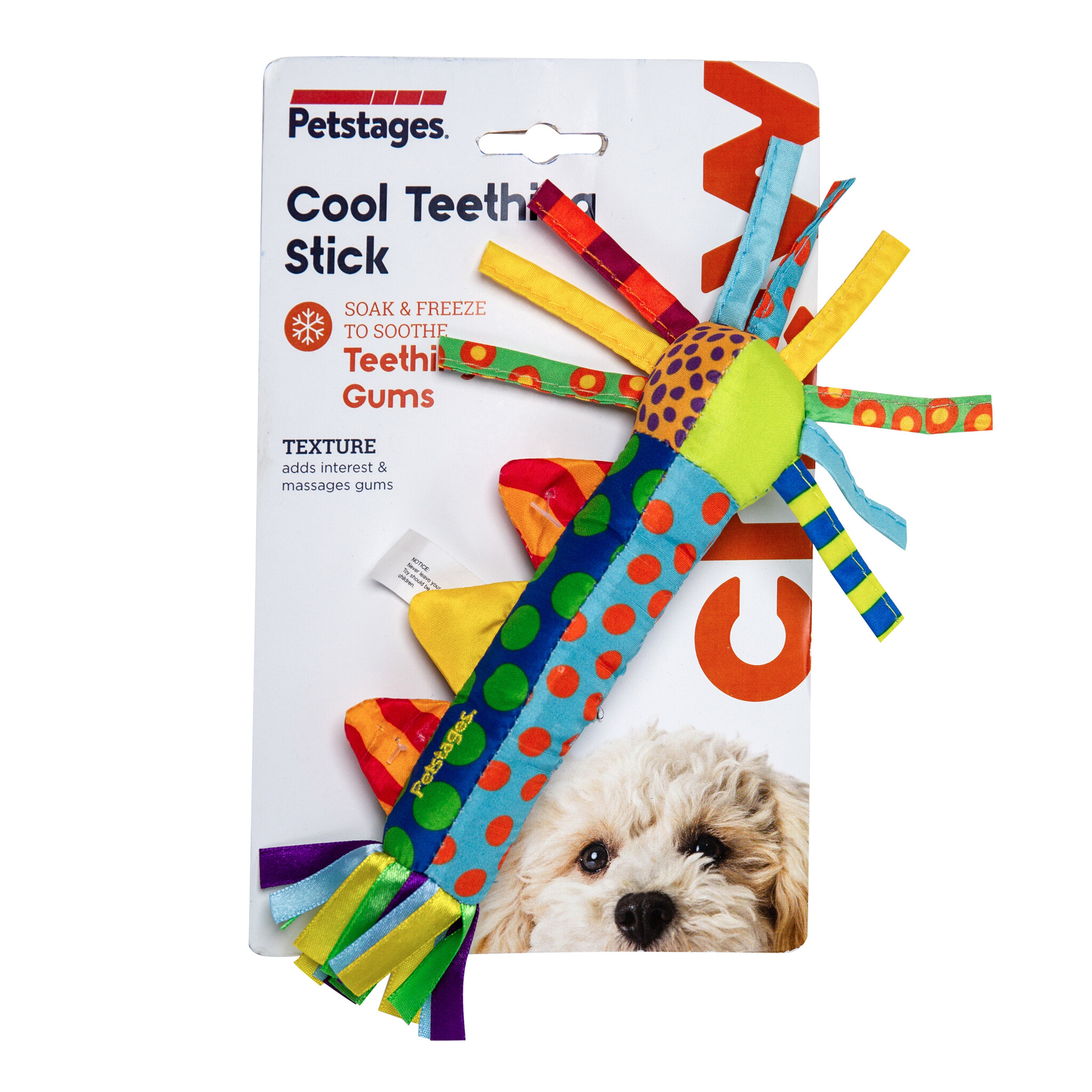 Petstages honden speelgoed Cool Teething Stick – Gevulde bijtring