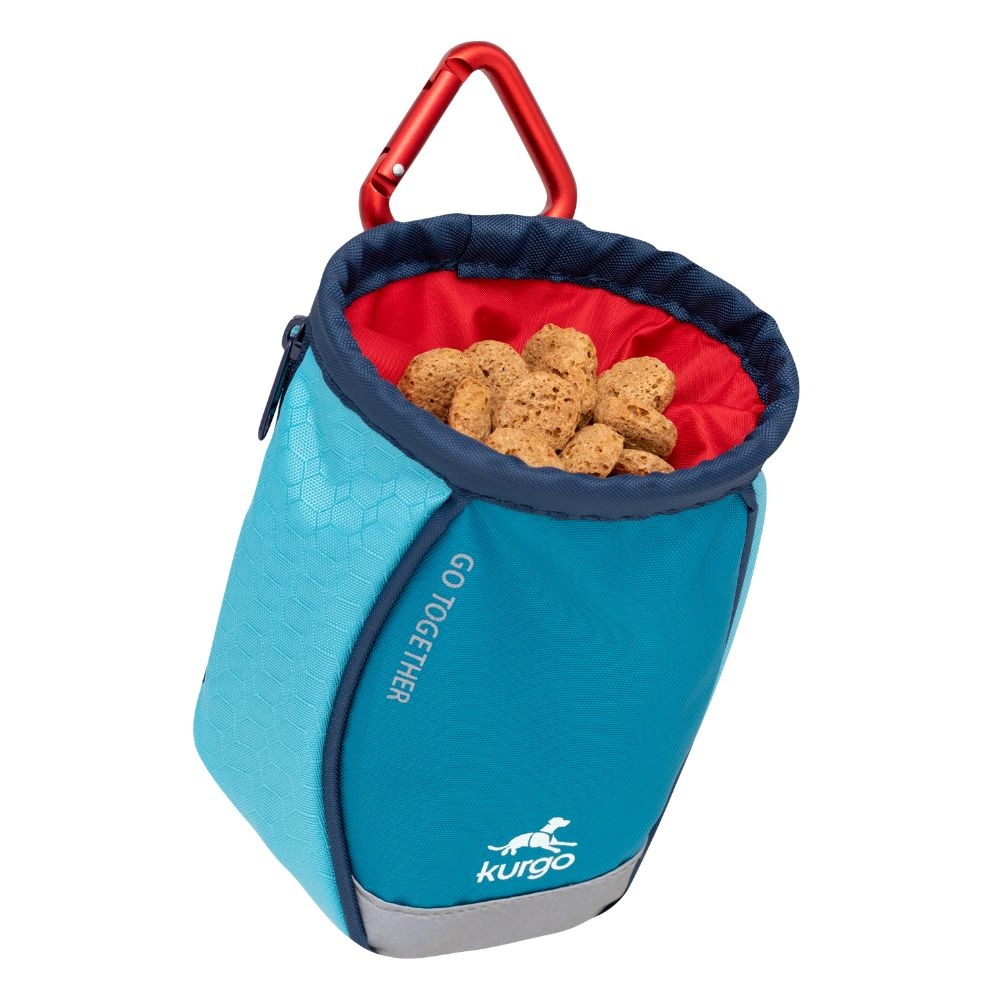 Kurgo Treat Bag Go Stuff It 23×15 cm – Coastal Blauw