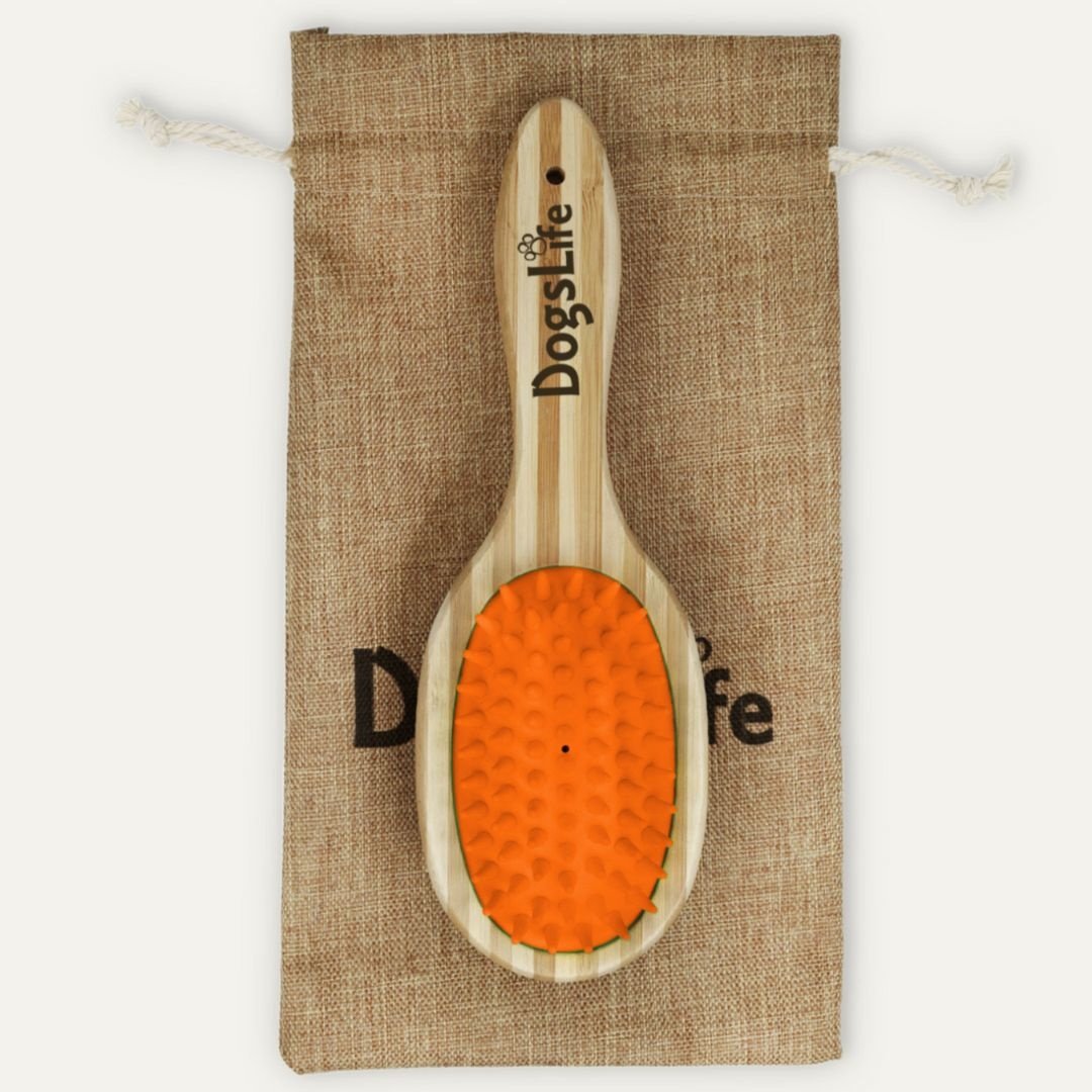 DogsLife Hondenborstel DogsLife Bamboo Dog Brush – Dubbelzijdig