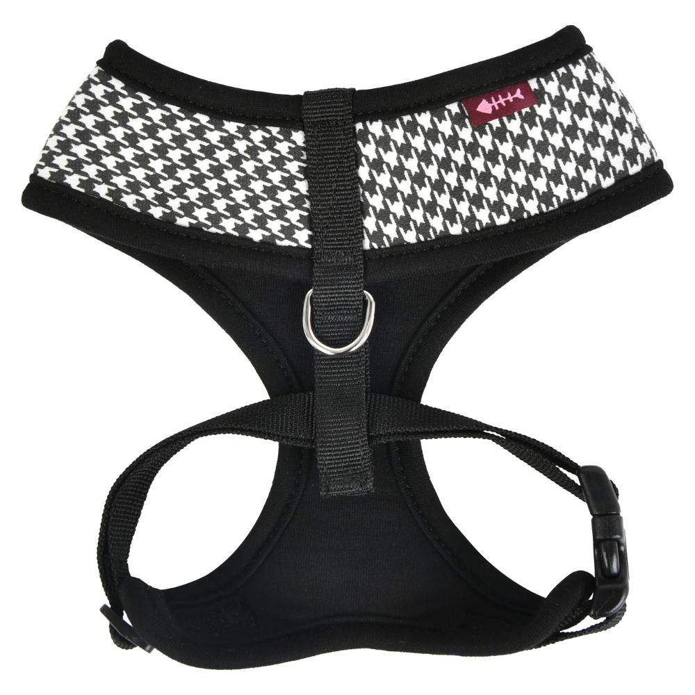 Puppia Kattenharnas Catspia Garbo Black M Medium –  verstelbaar tuigje