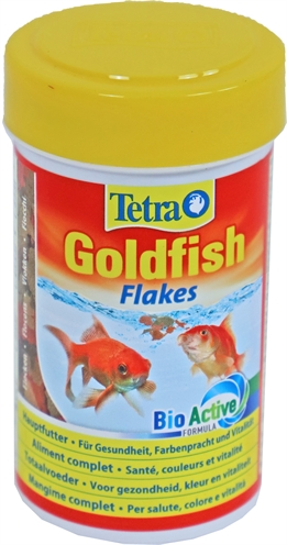 TETRA Vlokkenvoer ANIMIN Goldfish BioActive - Volledige voeding verbetert gezondheid & kleurkracht - 100 ml