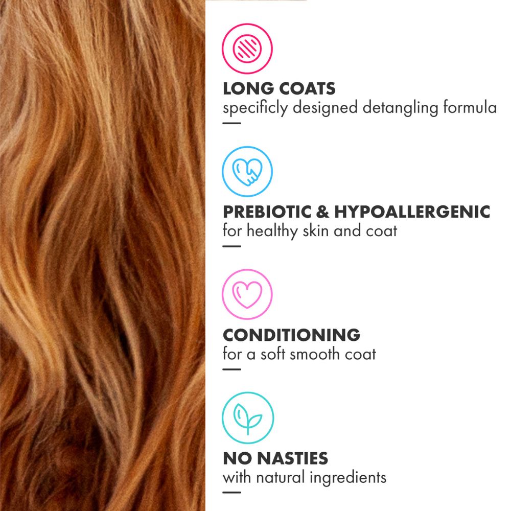 DotDotPet Long Coat Conditioning shampoo ontwarrend 280 ml