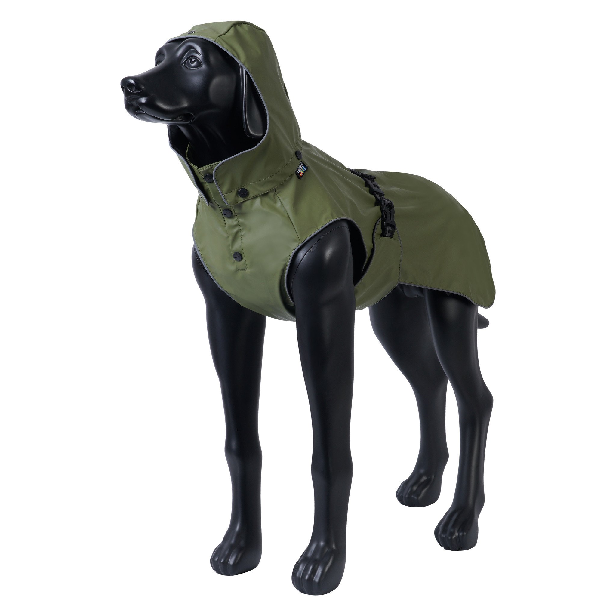 Rukka hondenjas Streamy ECO Raincoat 50 cm – Waterproof groen