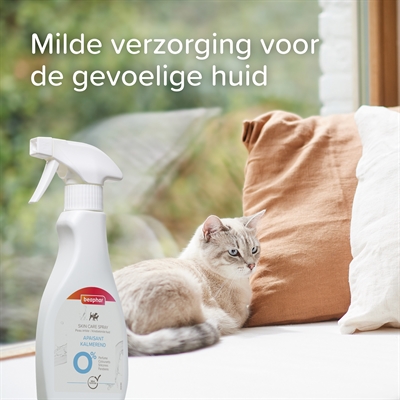 BEAPHAR Spray bij Jeuk huidverzorging voor honden & katten Aloe Vera, Teunisbloem- & Castor-olie - Verzacht & hydrateert