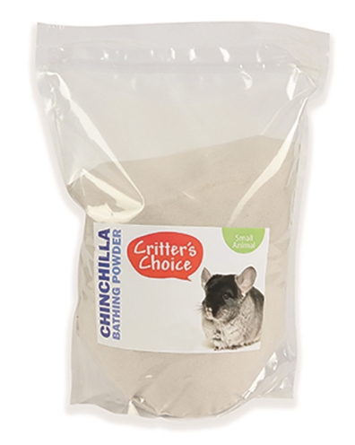 CRITTER'S CHOICE Chinchilla badzand Mengsel mineraalzand & calciumpoeder - Voor schone gezonde vacht - 4,5 kg