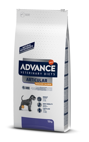 ADVANCE VETERINARY DIET Hondenvoer Articular Gewrichten Minder Calorieën - Glucosamine, Chondroïtine & Omega-3 - 12 kg