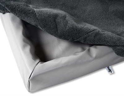BIA BED FLEECE HOES HONDENMAND GRIJS