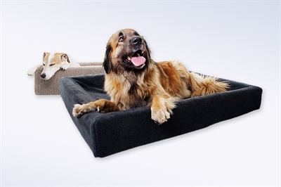 BIA Fleece hoes Bia-7 Isolerend, vochtabsorberend & wasbaar 40°C - Grijs - 120x100x15 cm