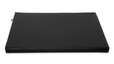 BIA Hondenmatras Bed Matras Polyether kern voorkomt doorligplekken, kunstleer afneembaar - Zwart - 73x