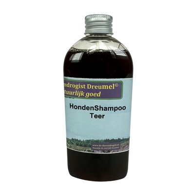 DIERENDROGIST Teershampoo Hond - Ondersteunt huidherstel, schrikt schimmel, luizen en vlooien