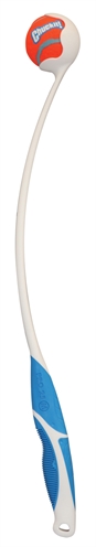 CHUCKIT Pro Ball Werpstok 25 mtr - Werpt ver zonder kracht, stimuleert beweging, rubberen handgreep - 63 cm