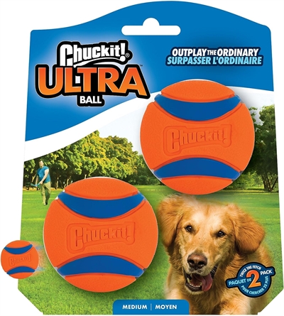 Chuckit Ultra hondenbal rubber drijvend M 6,4 cm